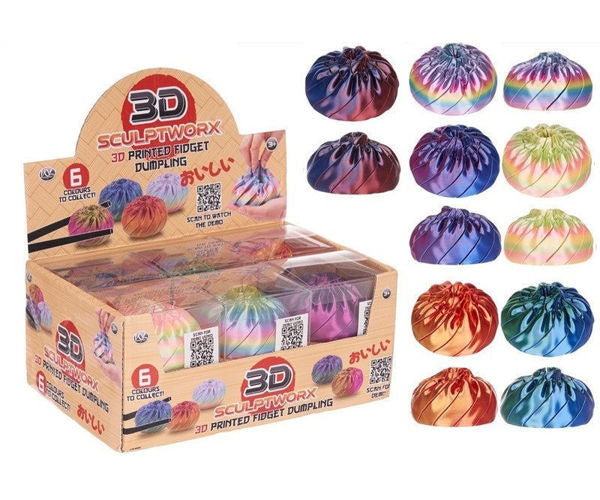 3D Druck Dumplings 8 cm – Display mit 6 Farben