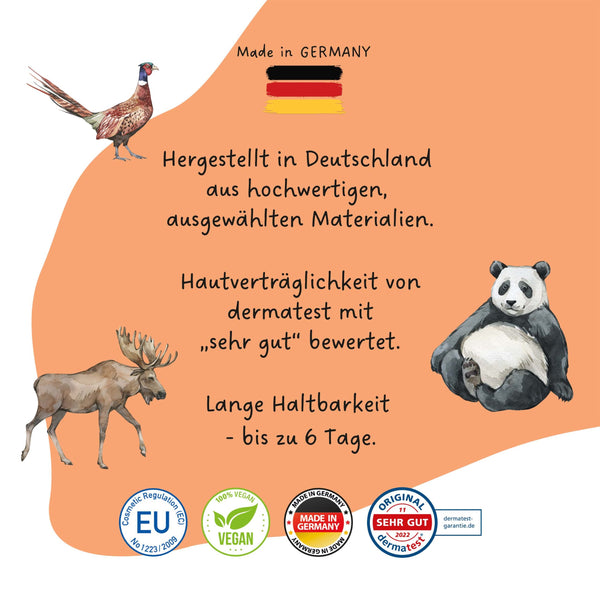 Temporary Tattoos - Tiere der Welt - Kindertattoo Set