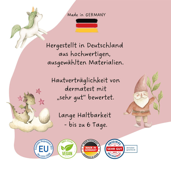 Temporary Tattoos - Fabelwesen und Märchen - Kindertattoo Set