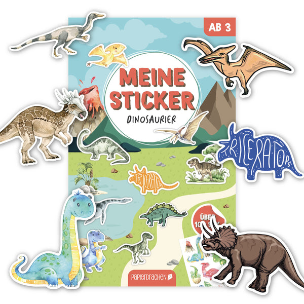 Meine Sticker Dinosaurier