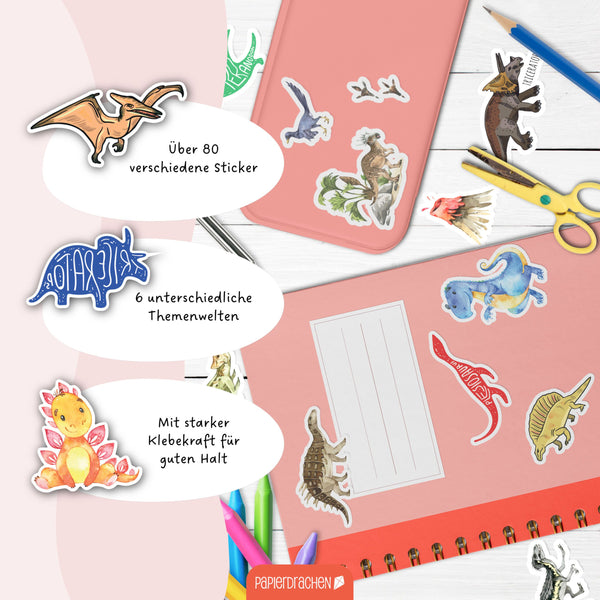 Meine Sticker Dinosaurier
