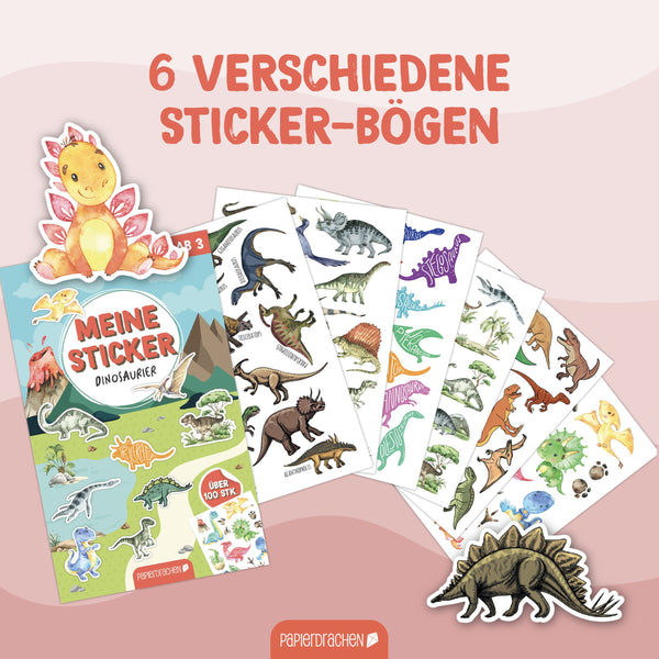 Meine Sticker Dinosaurier