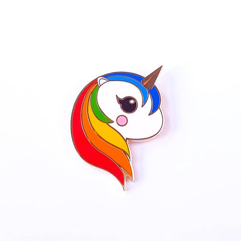 Einhorn Regenbogen Pin | emaillierte Anstecknadel