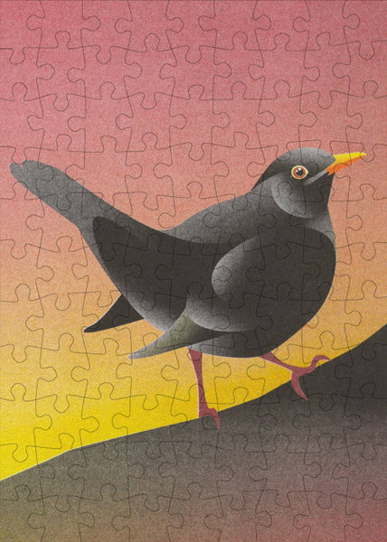 Mini-Puzzle Blackbird | 99 Micro-Teile Amsel