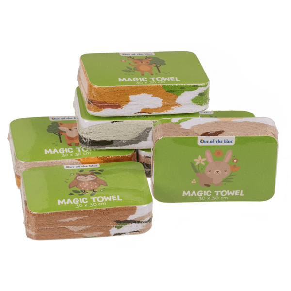 Magic Towel - Handtuch mit Waldtieren