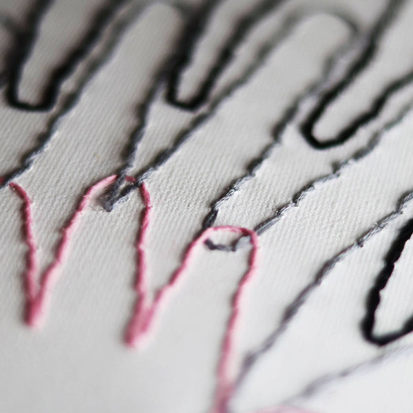 Our Hands - Stitch Canvas | DIY Handabdruck-Stickerei