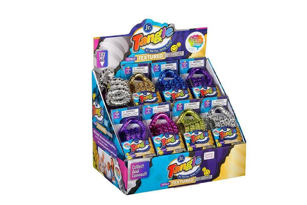Tangle® Jr. Textured Metallics | Texturiertes metallisches Lernspielzeug für die Sinne