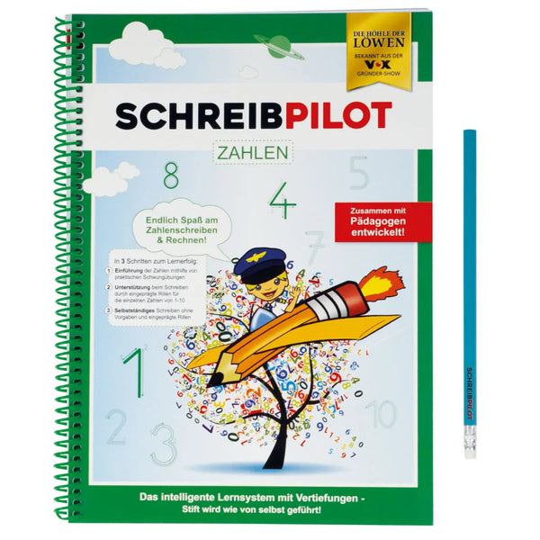 Spurrillen Schreiblern-Heft „Zahlen“ - Schreibpilot