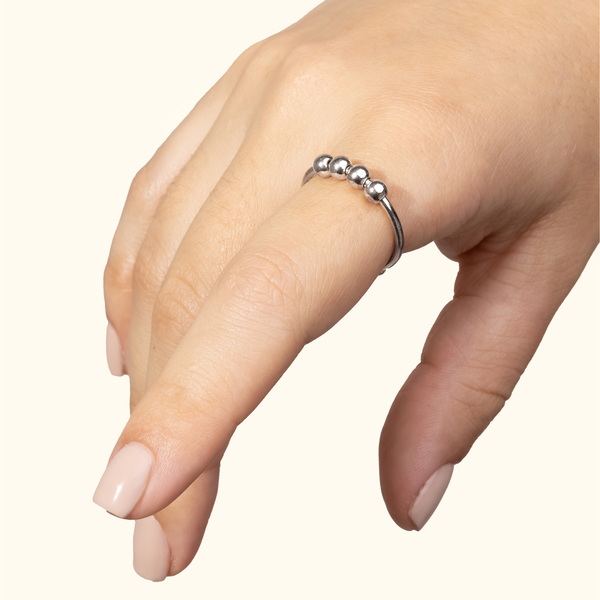 Der Chill-Ring: Silber | Angstring (Größe 48 bis 64)