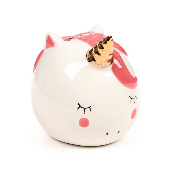 Keramik-Spardose Regenbogen Einhorn | Unicorn Money Bank