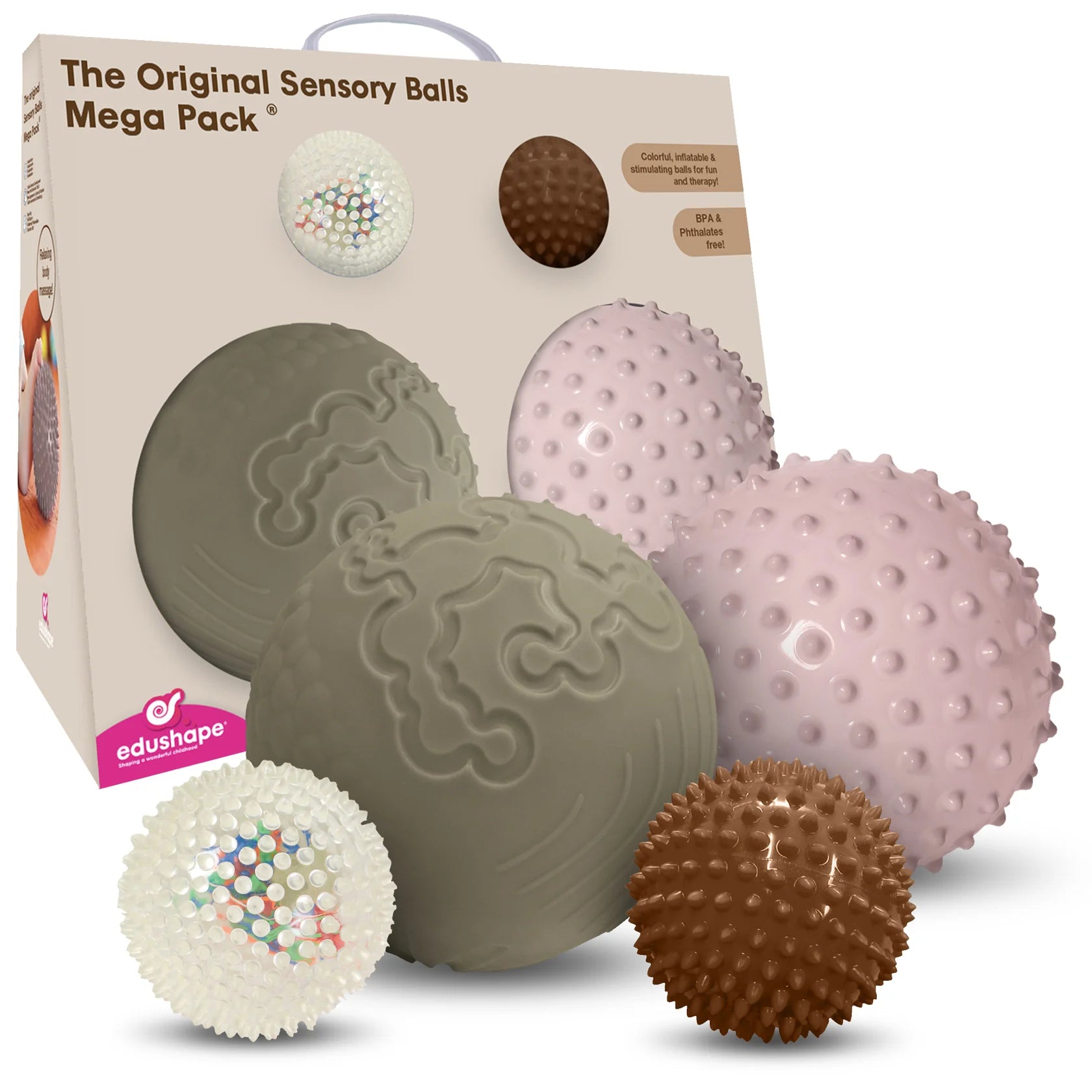 The Original Sensory Balls Mega Pack, Boho Chic