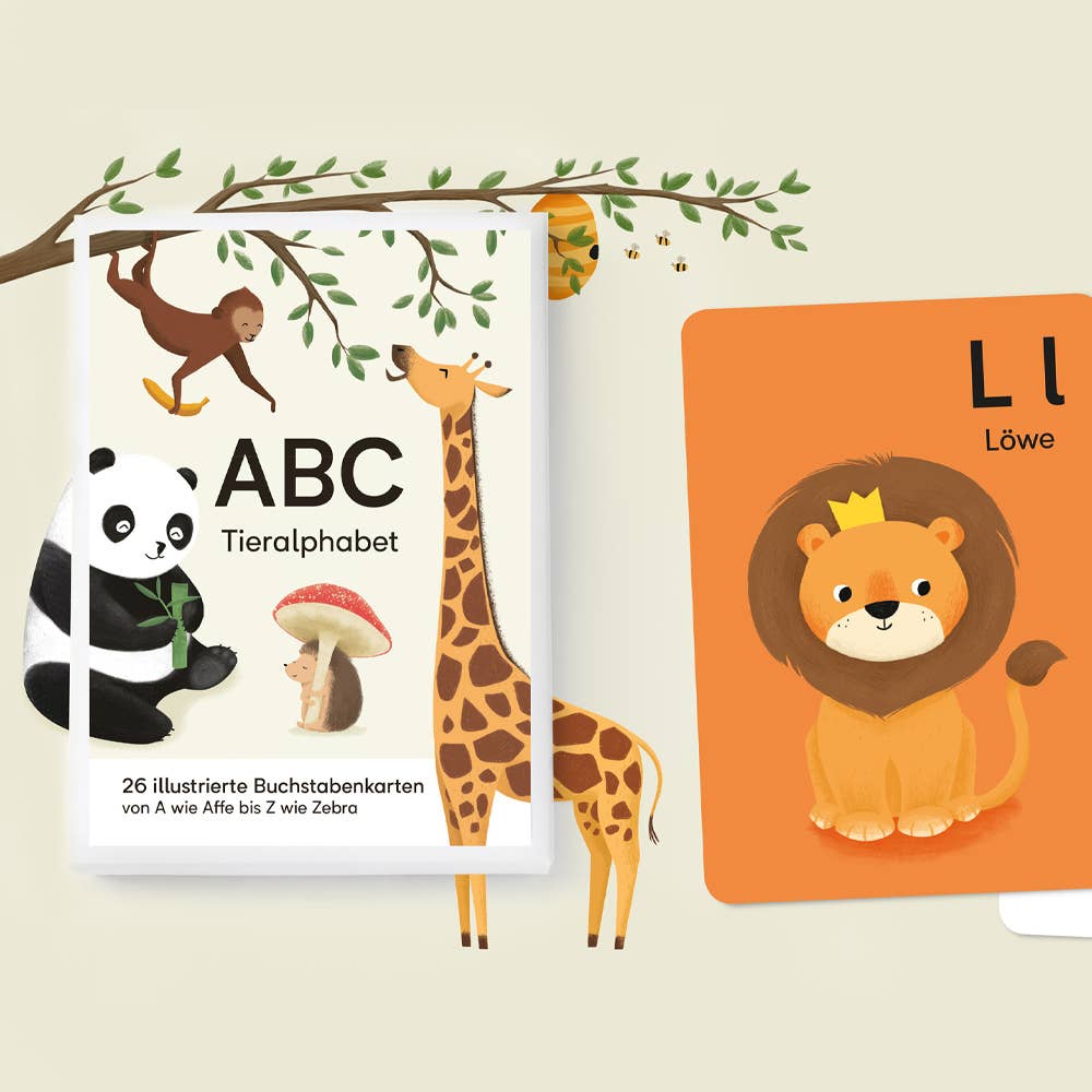 ABC Alphabet Karten Set Din A6