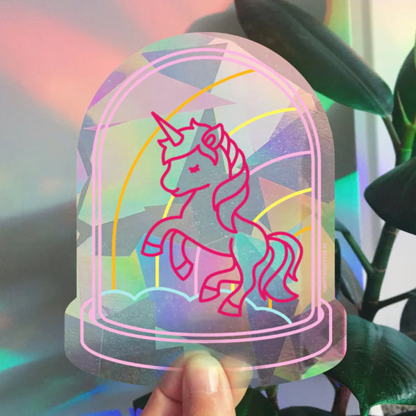 Fenstersticker Prisma UNICORN Rainbow Maker - Einhorn