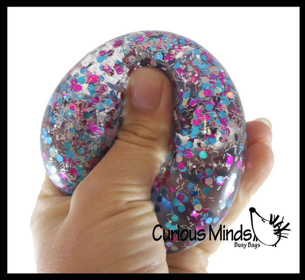 Sparkle Shimmer Sugar Ball - klebriger Glitzer Stressball