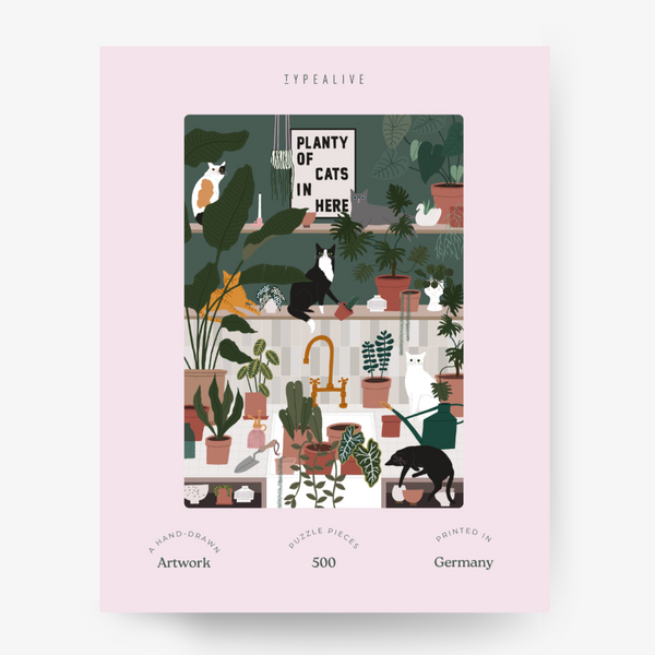 Puzzle / Planty Of Cats (500 Teile)