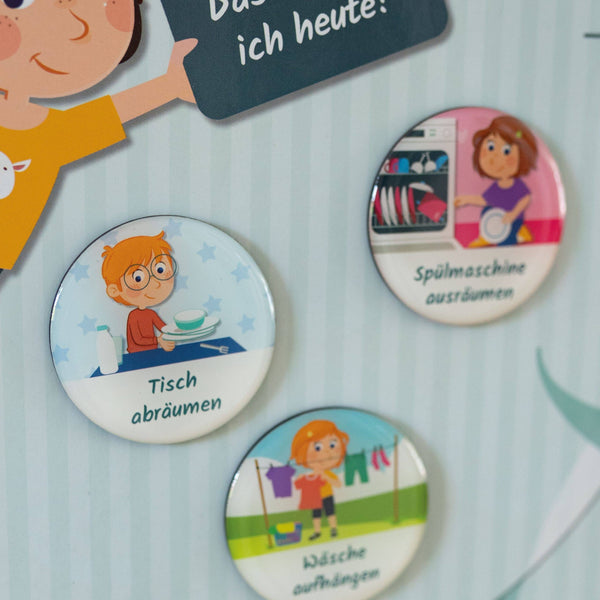 Motivations-Magnet-Erweiterungs-Set "Kleine Helfer"