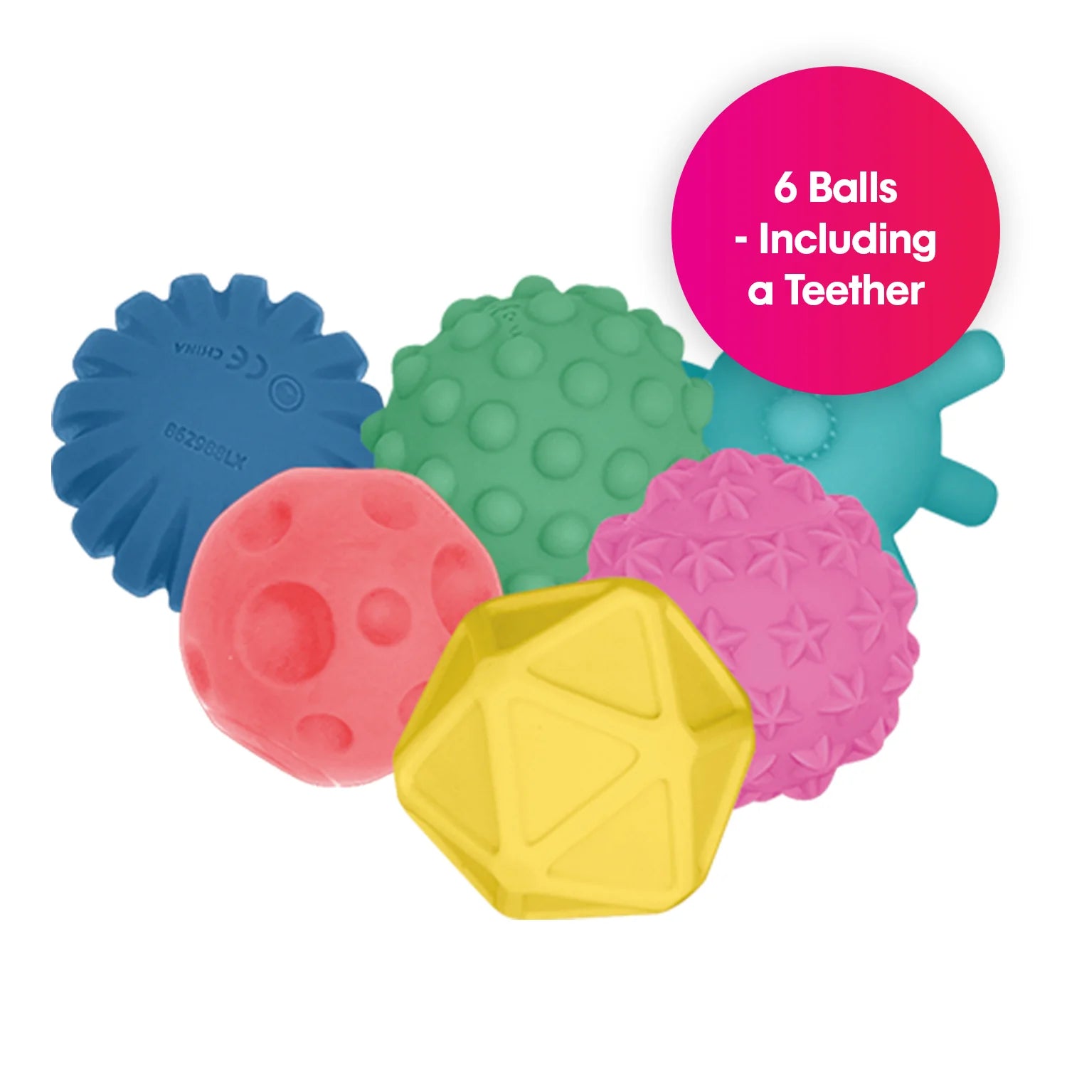 Sensorikbälle für Minis EINZELN | Edushape Sensory Balls bunt