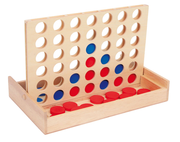 4 gewinnt aus Holz | Reiseversion
