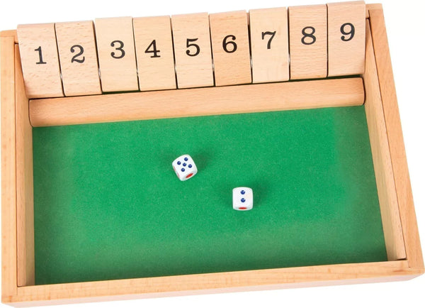 Shut the box | Gesellschaftsspiel aus Holz