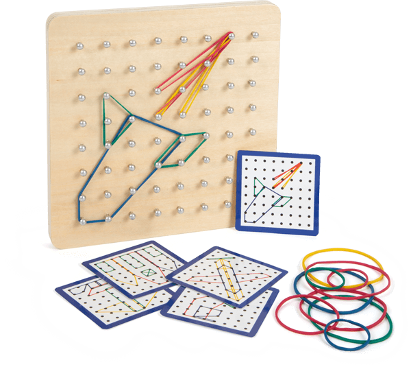 Geoboard aus Holz