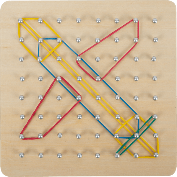 Geoboard aus Holz