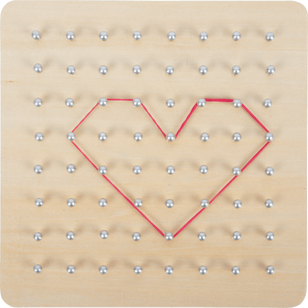 Geoboard aus Holz