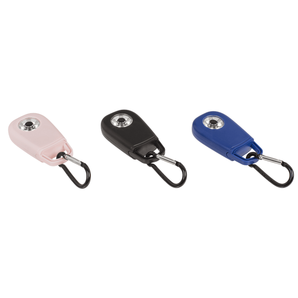 Taschenalarm mit LED & Karabinerhaken