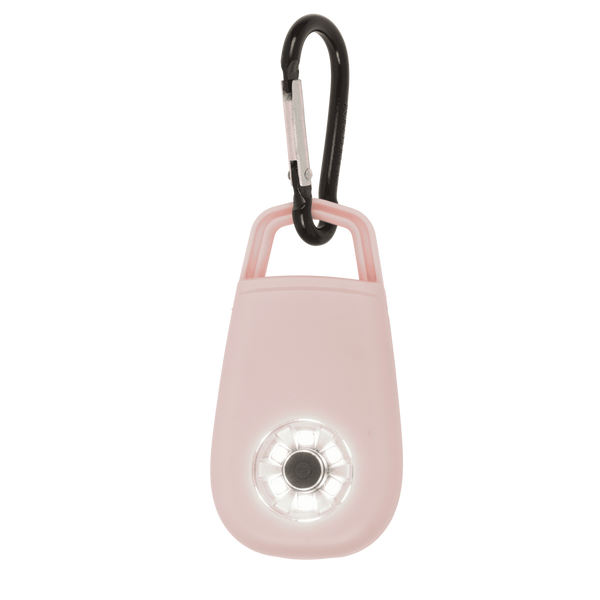 Taschenalarm mit LED & Karabinerhaken