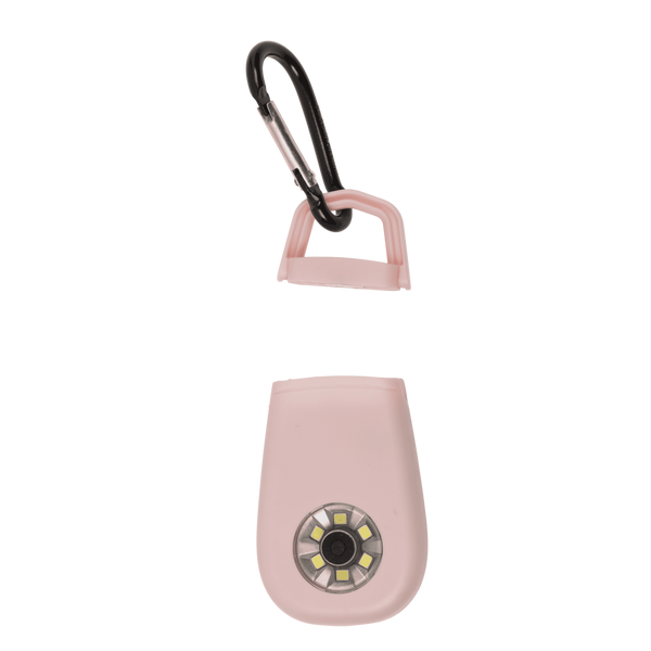Taschenalarm mit LED & Karabinerhaken