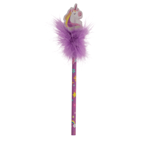 Bleistift mit Radiergummi | Fluffy Unicorn