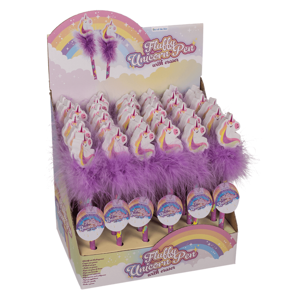 Bleistift mit Radiergummi | Fluffy Unicorn