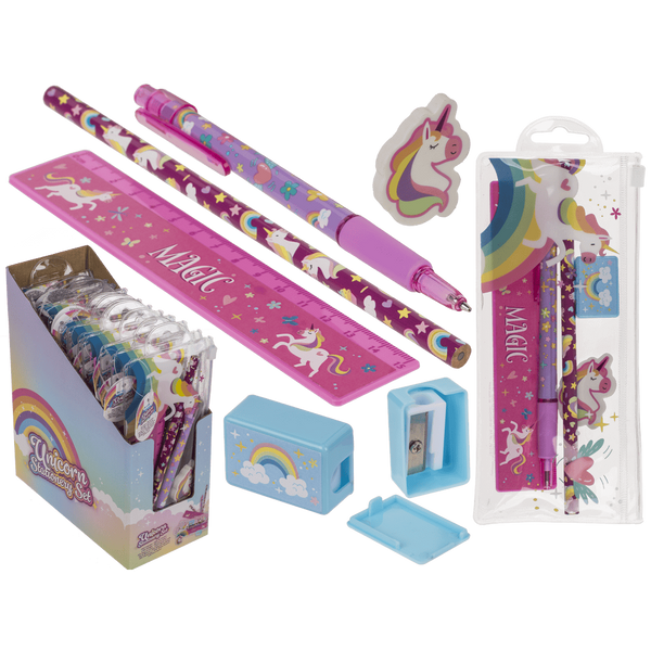 Schreibwaren-Set Einhorn