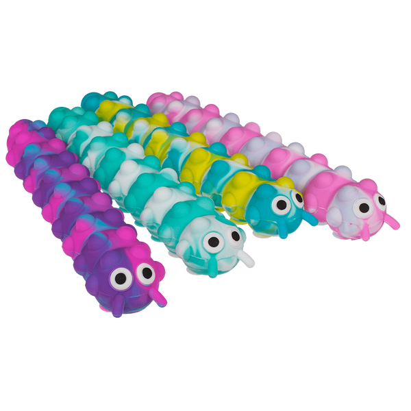 Fidget Pop N' Stick Caterpillar | Pop it Spielzeug Raupe