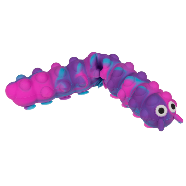 Fidget Pop N' Stick Caterpillar | Pop it Spielzeug Raupe