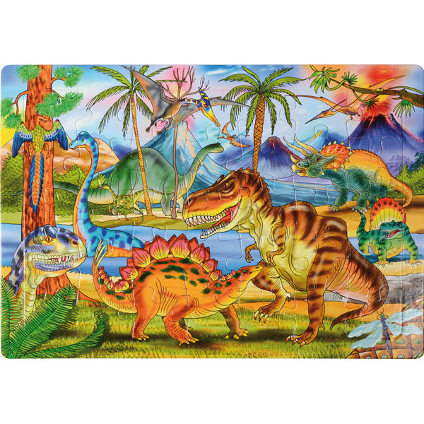 Puzzle Dinosaurier (Rahmenpuzzle)