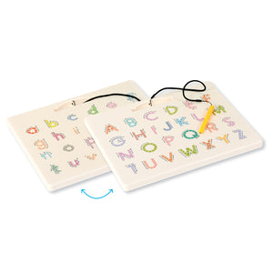 Magnet Schreibtafel Groß- und Kleinbuchstaben