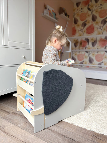 Spielzeugbox mit Sitz und Rollen Elefant „Wildlife“
