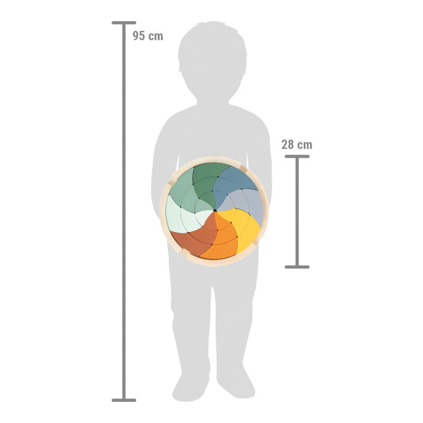 Farbenpuzzle „Safari“ aus Holz
