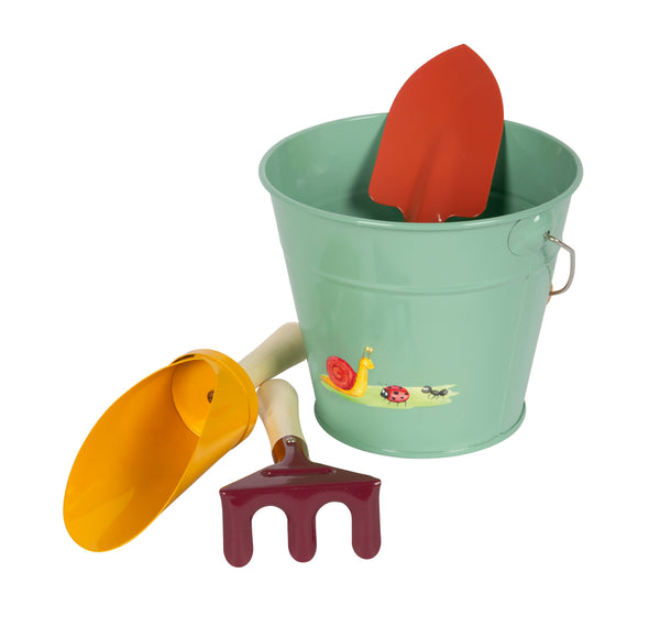 Gartenwerkzeug mit Eimer „Tiny Garden“