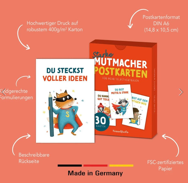 Mutmacher-Postkarten starke Bildmotive | 30 Karten (Kopie)