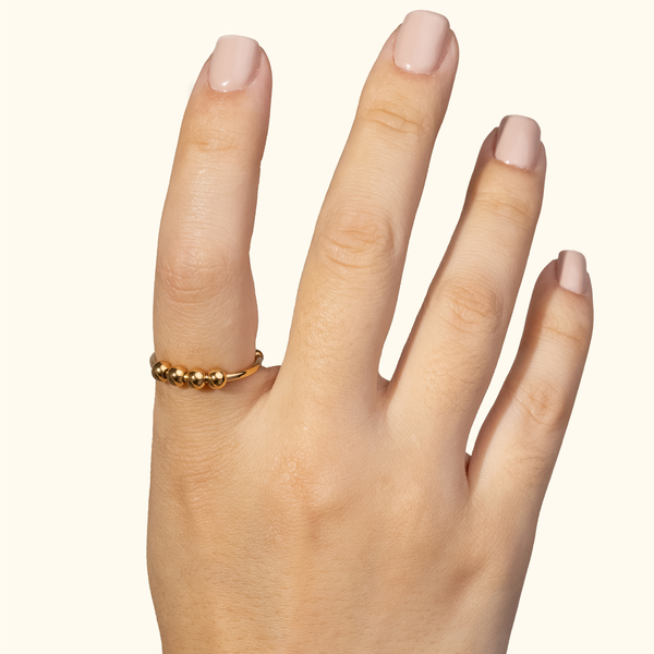 Der Chill-Ring: Gold | Angstring (Größe 48 bis 64)