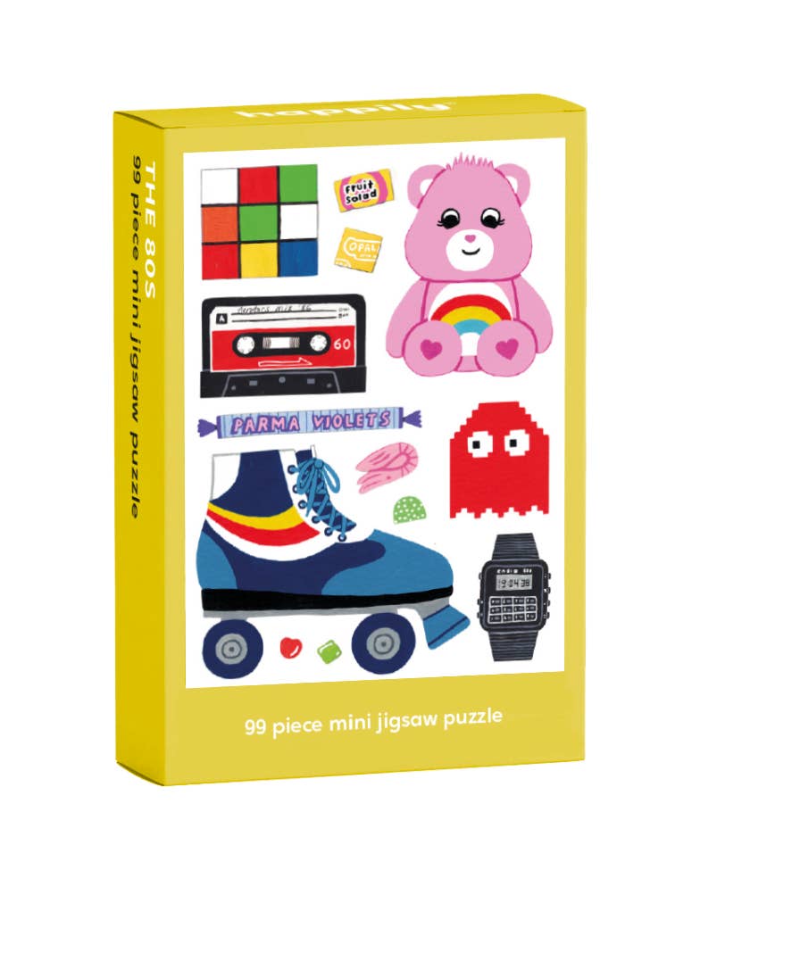 Mini-Puzzle im Retro-Look der 80er | 99 Mico-Teile