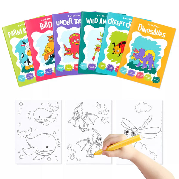 Mini-Malbuch Tiere