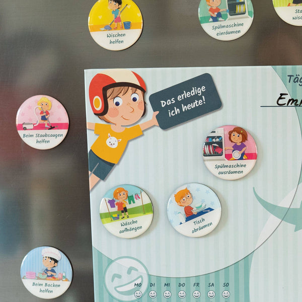 Motivations-Magnet-Erweiterungs-Set "Kleine Helfer"
