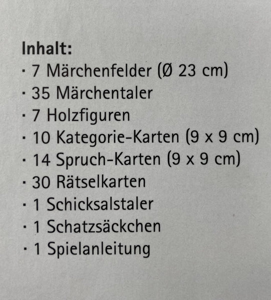 Märchenzauberei Spiel Sprachförderung & Gedächtnis