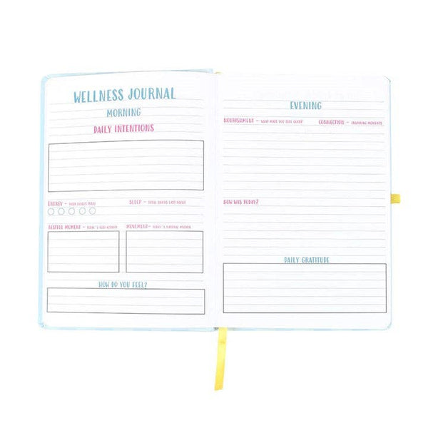 Be kind to your mind – A5 Wellness-Journal mit Citrin-Stift