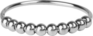 Klassischer Antistressring 10 Kugeln Stahl