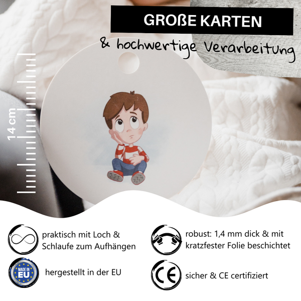 Gefühlskarten 1 (2-7 Jahre) | Wie geht es dir heute?