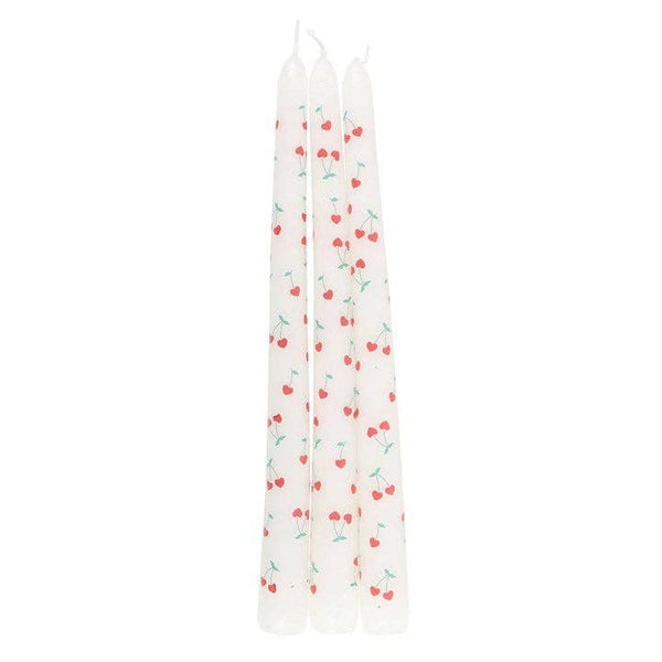Stabkerzen Heart Cherry (3er Set)