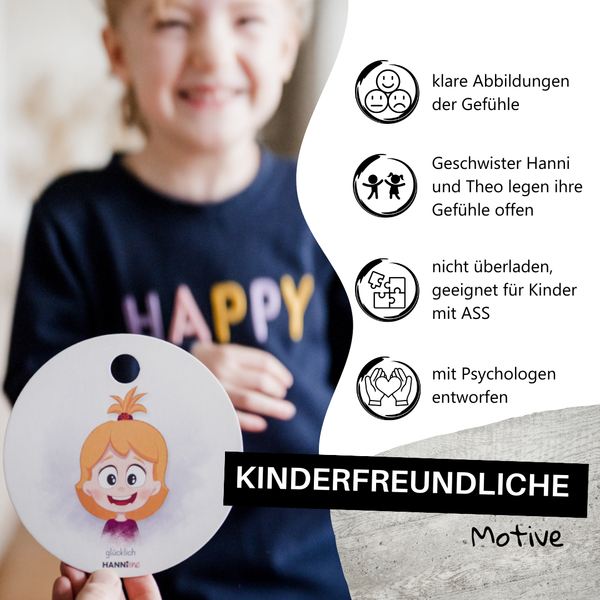 Gefühlskarten 1 (2-7 Jahre) | Wie geht es dir heute?